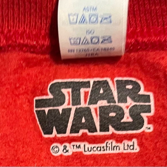 Star Wars Mandalorian Merry Force Be With You Christmas Pullover Sweater Small - Picture 4 of 4